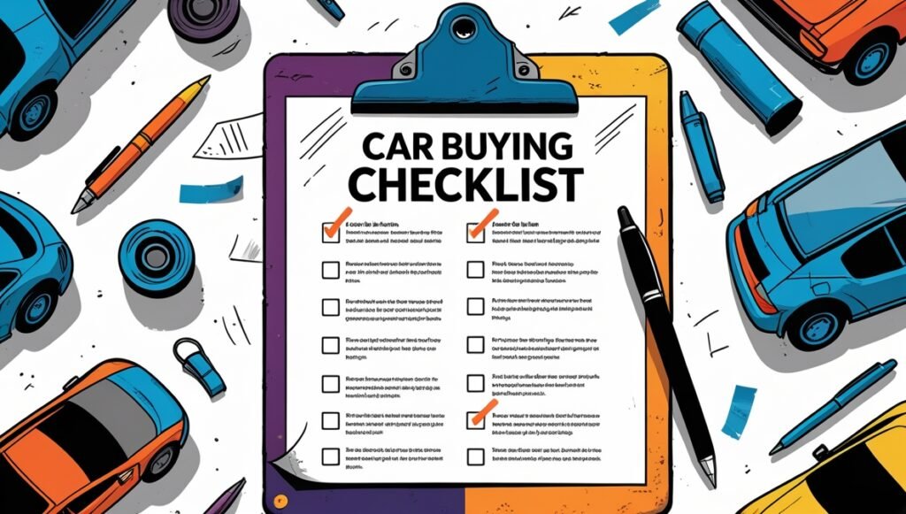 buying a car checklist