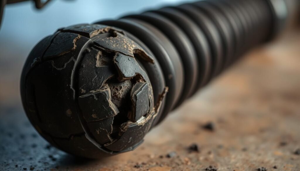 damaged drive shaft boot
