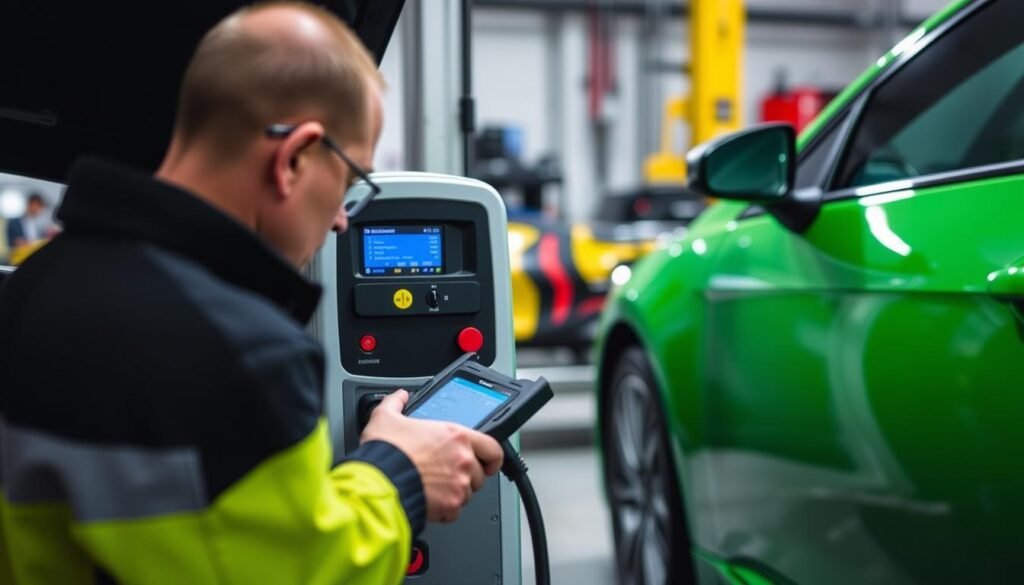 vehicle charging system diagnostic service